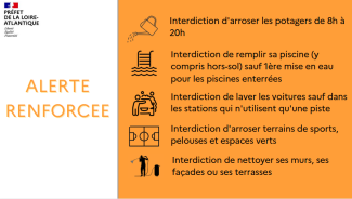 Alerte renforcée eau potable