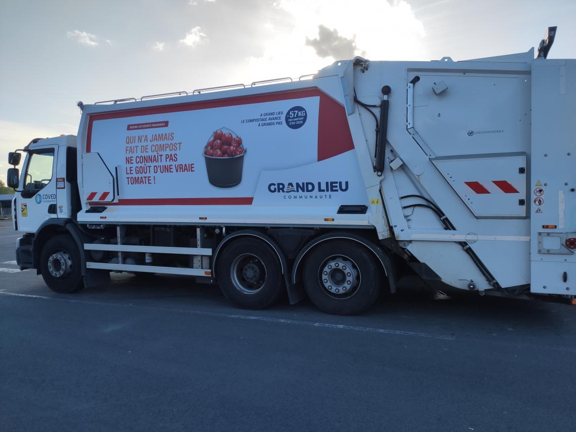 camion collecte déchets réduction