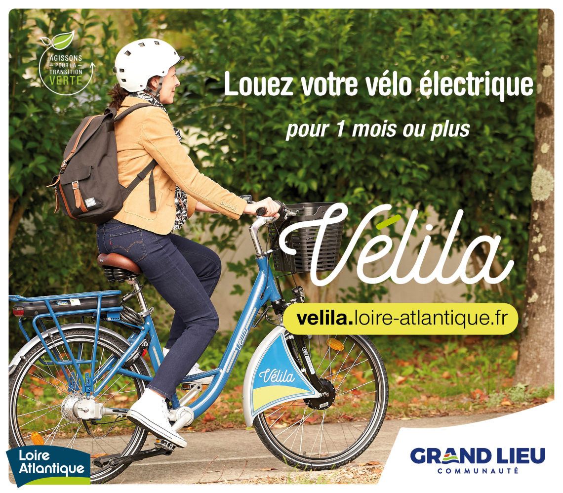 Velila nouveau service de Velos a Assistance Electrique Communaute de Communes de Grand Lieu