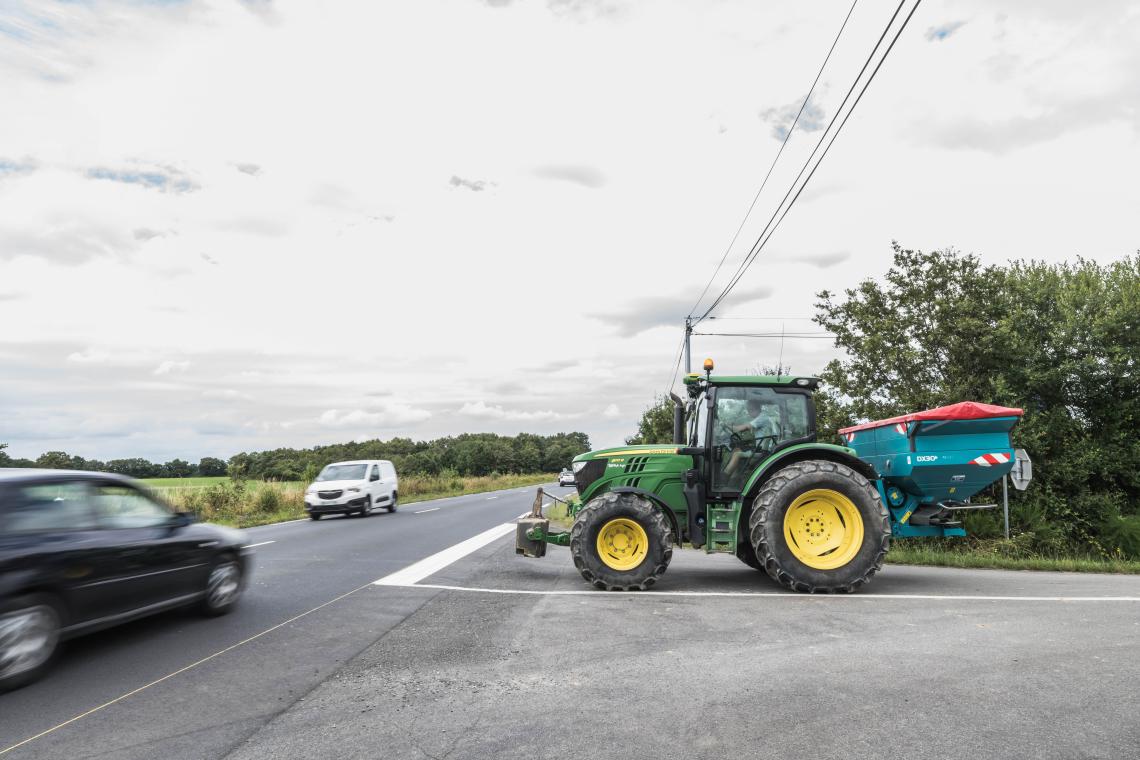 route tracteur