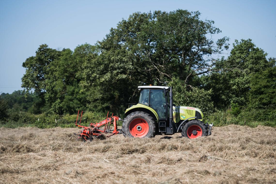 tracteur enrubanngae