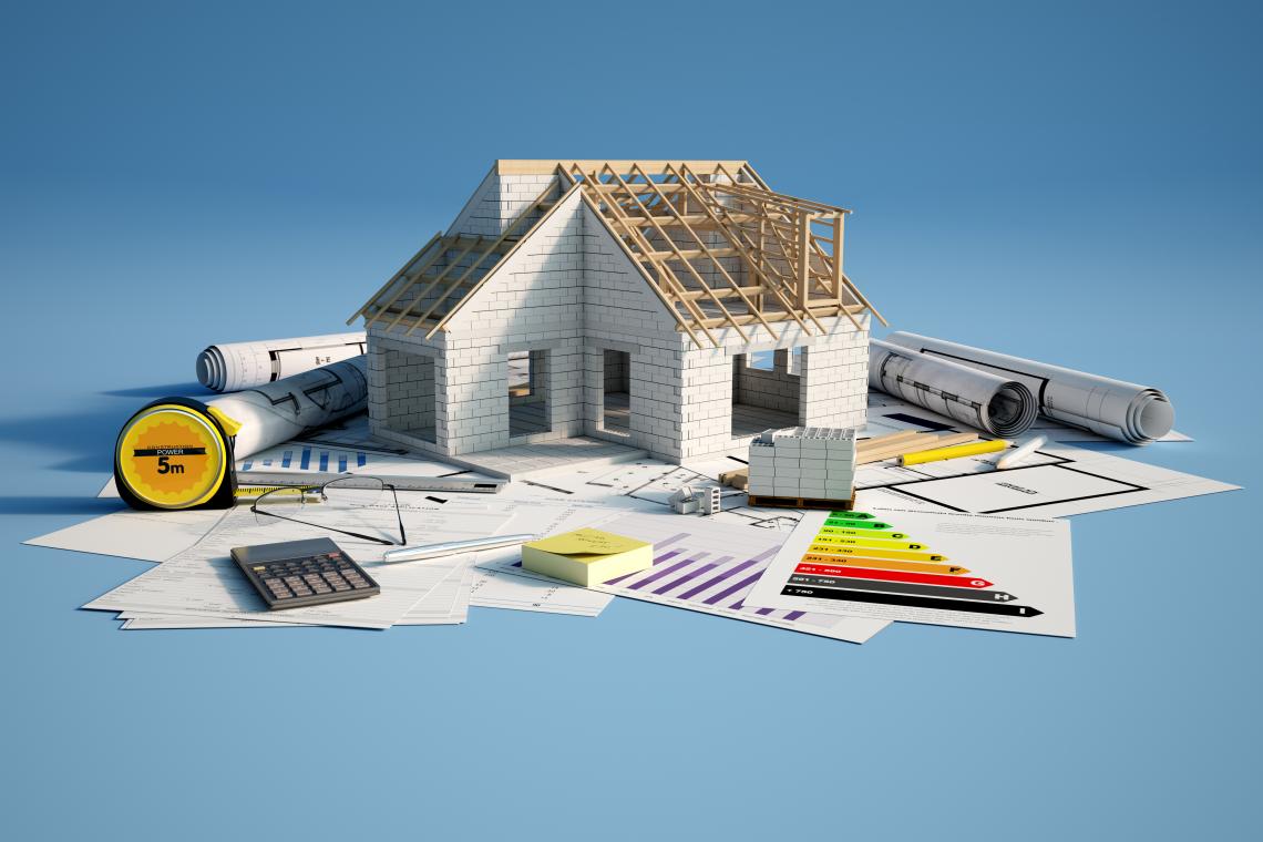 Illustration rénovation énergétique maison 