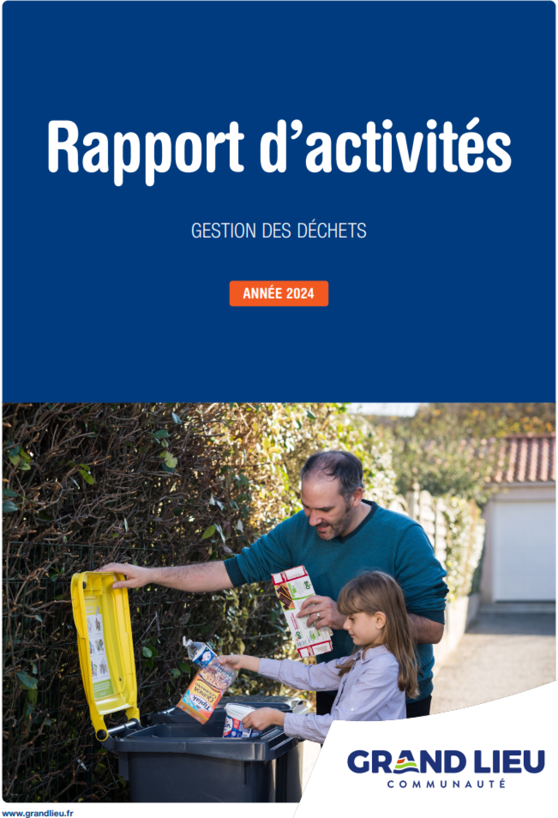 Couverture rapport d'activités déchets 2024