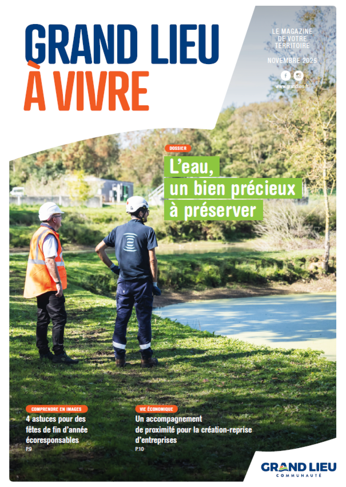 Couverture magazine Grand Lieu à Vivre novembre 2025