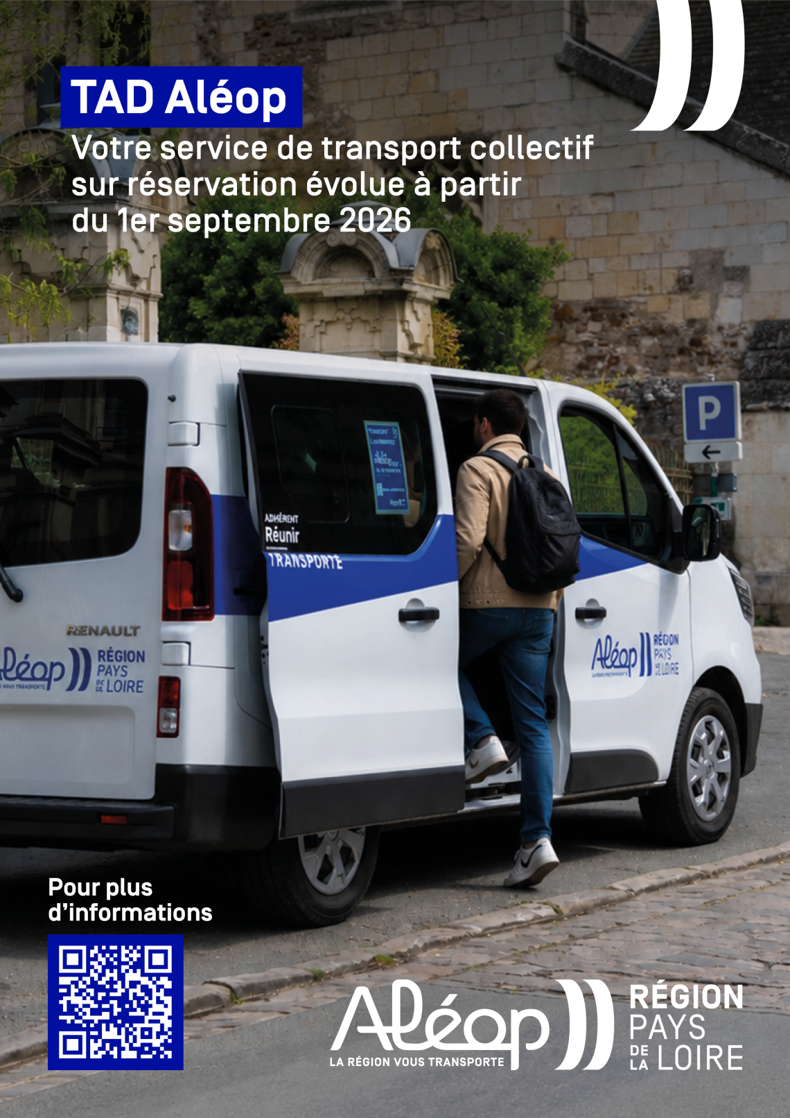 TAD aléop, le service de transport à la demande sur réservation