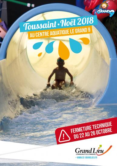 Toussaint-Noël au Centre aquatique Le Grand 9