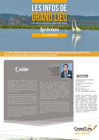 les infos de Grand Lieu - octobre 2019